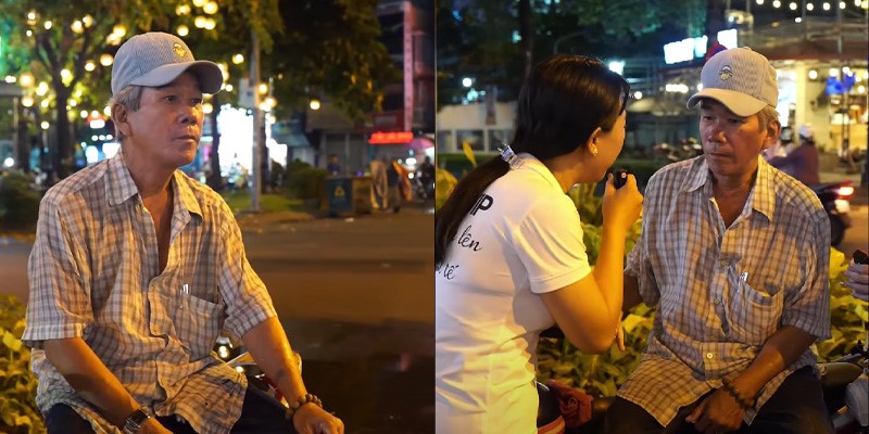 OKVIP thiện nguyện tại Sài Gòn với chú xe ôm 60 tuổi