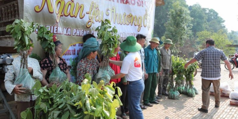 Dự án thiện nguyện tại xã Phiêng Cằm bao gồm